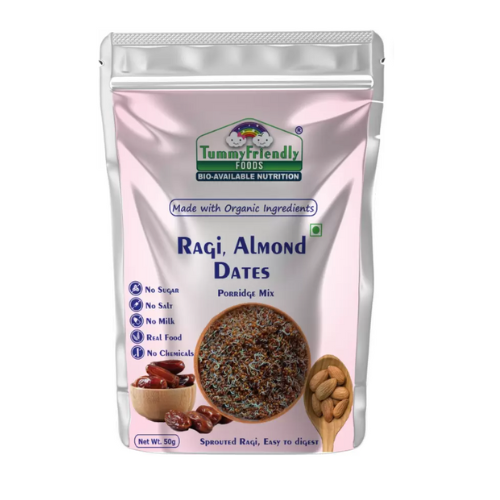 Tummy Friendly - Porridge - Ragi Almond Date