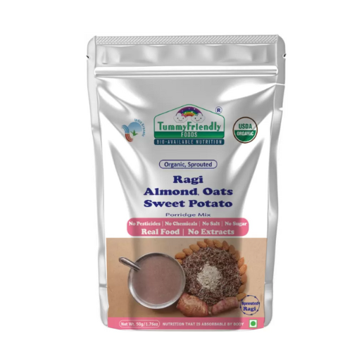 Tummy Friendly - Porridge - Ragi Almond Oats Sweet Potato