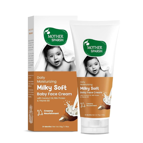 Mother Sparsh - Daily Moisturizing Milky Soft Baby Face Cream 50gm