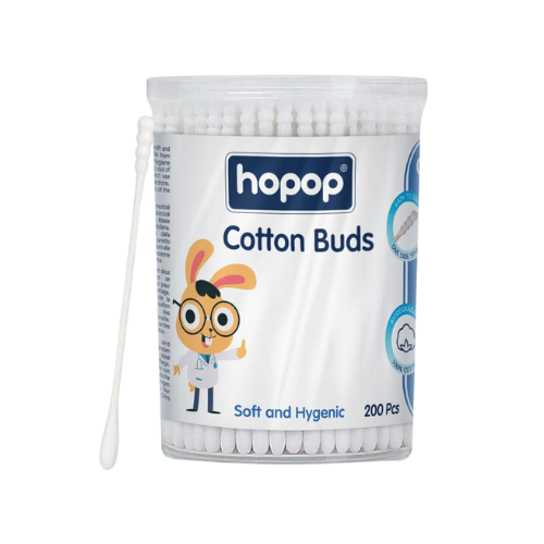 Hopop - Thin Stem Spiral Cotton Buds 200pcs