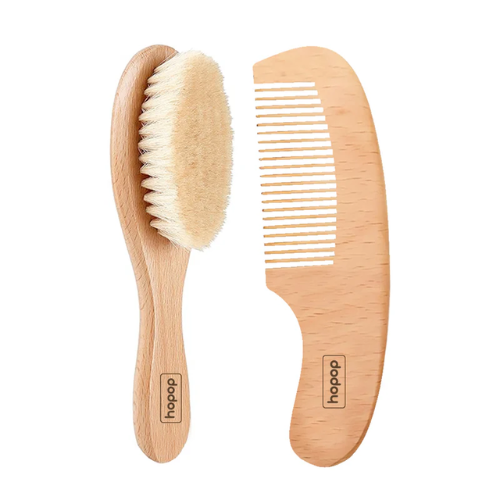 Hopop - Wooden Brush Set 0m+