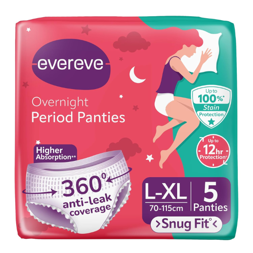 Evereve - Disposable OverNight Period Panties L-XL 5pcs