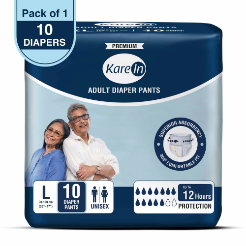 Kare in - Adult Diapers Large (90 - 120cm) 10pcs